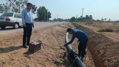 مشکل آب آشامیدنی سه روستای شادگان برطرف شد