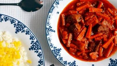 خورش هویج آذری، طعم اصیل و شیرین آذربایجان | دستور پخت خانگی