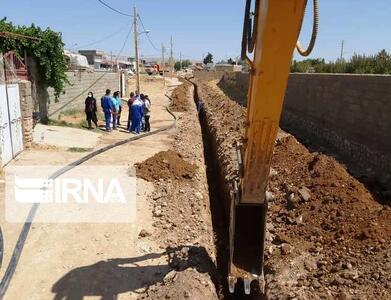 شبکه آب روستای پرجمعیت لشگر آباد چهارباغ نوسازی شد