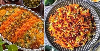 طرز تهیه هویج پلو لذیذ و خوشمزه بدون گوشت / یه ناهار سریع و راحت که روزت رو میسازه