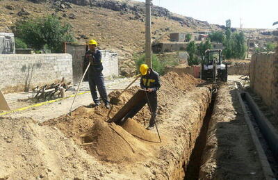 ۵ روستای کنگاور گازدار شد