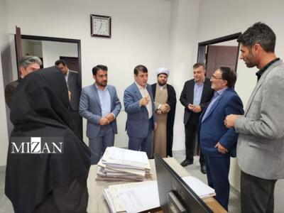 رئیس کل دادگستری آذربایجان شرقی از حوزه قضایی شهرستان ملکان بازدید کرد