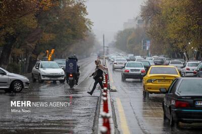 بارش شدید باران و یخبندان در راه تهران