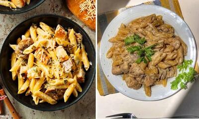 طرز تهیه پاستا با سس مرغ و پیازچه / یه ترکیب برنده برای ناهار امروز