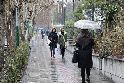 بارش‌های جدید در راه است | ساکنان این استان‌ها آماده باشند! | کاهش دما در این هفته برای پایتخت‌نشینان