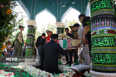 استقبال از شهدای گمنام در لشکر ۲۵ کربلا انجام می شود