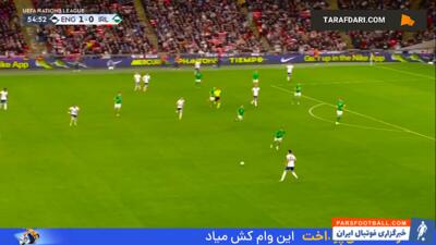 گل آنتونی گوردون به ایرلند (انگلیس 2-0 ایرلند) - پارس فوتبال