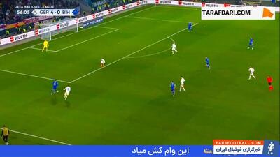 گل دوم فلوریان ویرتس به بوسنی (آلمان 5-0 بوسنی) - پارس فوتبال