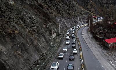 جاده چالوس همچنان بسته است