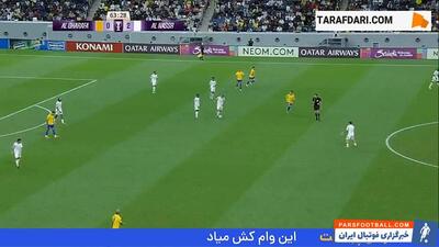 گل دوم کریستیانو رونالدو به الغرافه (الغرافه 0-3 النصر) - پارس فوتبال