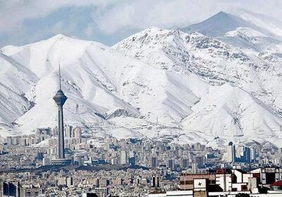 کاهش شدید دما و بارش باران در راه تهران