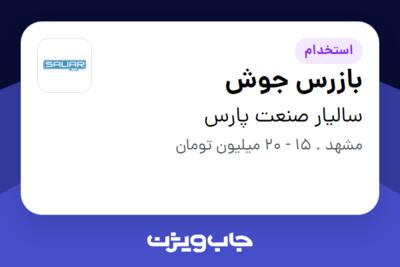 استخدام بازرس جوش - آقا در سالیار صنعت پارس