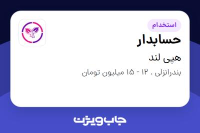 استخدام حسابدار در هپی لند