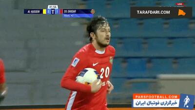 سوپرگل سردار آزمون به الحسین عراق (الحسین 2-1 شباب الاهلی) - پارس فوتبال