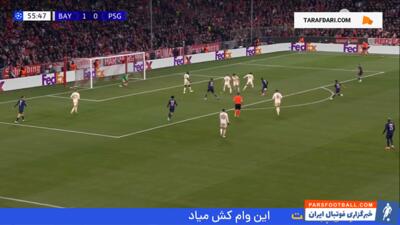 اخراج عثمان دمبله مقابل بایرن مونیخ (بایرن مونیخ 1-0 پاری سن ژرمن) - پارس فوتبال