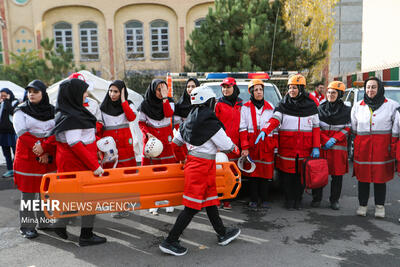 بیست و ششمین مانور زلزله و ایمن در مدارس گرگان برگزار شد