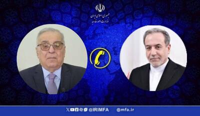 قدردانی وزیر خارجه لبنان از ایران در گفت‌وگو با عراقچی