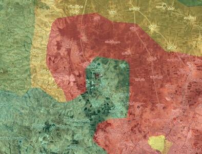 عکس/ آخرین نقشه از شهر‌هایی که در سوریه سقوط کردند | اقتصاد24