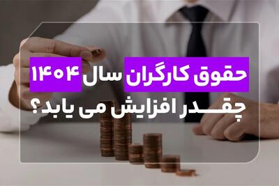 حقوق کارگران سال ۱۴۰۴ چقدر افزایش می‌یابد؟ | اقتصاد24