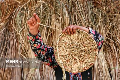 صادرات گسترده محصولات حصیربافی شهرستان آبدانان به کشور عمان در حال انجام است