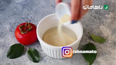 با خرمالو یک دسر شیک و متفاوت برای سفره شب یلدا درست کن + آموزش ویدئویی