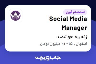 استخدام Social Media Manager در زنجیره هوشمند