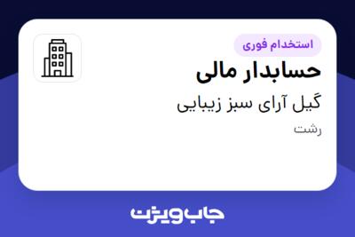 استخدام حسابدار مالی در گیل آرای سبز زیبایی