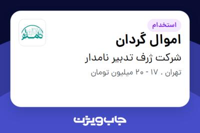 استخدام اموال گردان در شرکت ژرف تدبیر نامدار