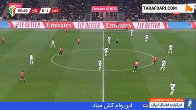 گل تامی آبراهام به ساسولو (میلان 6-1 ساسولو) - پارس فوتبال