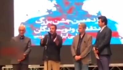 جمشید مشایخی: عزت الله انتظامی  جلوی  فرح پهلوی تنبک می زد! نوید محمدزاده: کاش حرف دهنتونو بفهمید  بی احترامی نکنید! + فیلم