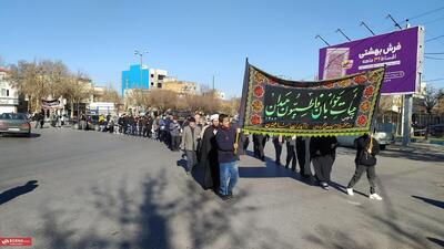 دسته عاشورایی فاطمیه در همدان