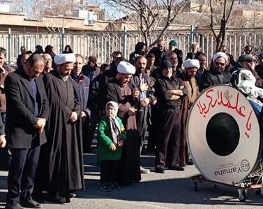 برگزاری اجتماع عظیم فاطمیون در بیجار