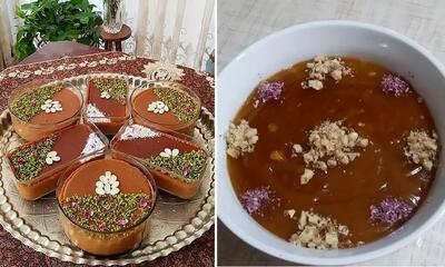 طرز تهیه فرنی با شیره انگور / این دسر ساده برای هوای سرد پاییزی عالی ترینه