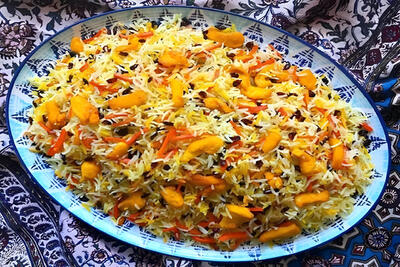 طرز تهیه آسان هویج پلو با مرغ - فراشپز