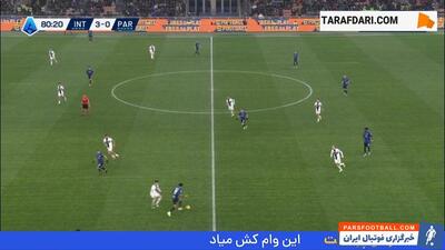 گل به خودی متئو دارمیان مقابل پارما (اینتر 3-1 پارما) - پارس فوتبال