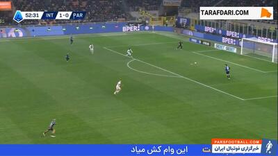 گل نیکولو بارلا به پارما (اینتر 2-0 پارما) - پارس فوتبال