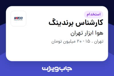 استخدام کارشناس برندینگ در هوا ابزار تهران