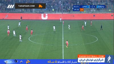 اخراج آرمین سهرابیان مقابل پرسپولیس به دلیل اتلاف وقت (پرسپولیس 0-1 نساجی) - پارس فوتبال