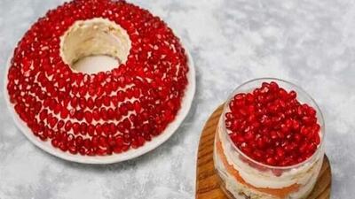 طرز تهیه سالاد الویه با انار ؛ غذایی خوشمزه برای شب یلدا که عاشقش می‌شوید - فراشپز