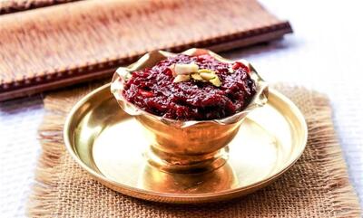 طرز تهیه حلوای لبو+ نکات و فوت‌وفن ها