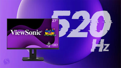 مانیتور گیمینگ 520 هرتزی ViewSonic در راه است!