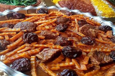 طرز تهیه خورش هویج تبریزی به روش محلی