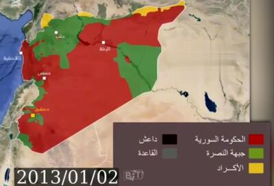 جنگ داخلی سوریه در 3 دقیقه