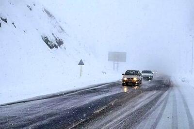 یخبندان در کندوان و هراز/جاده‌های مازندران لغزنده است