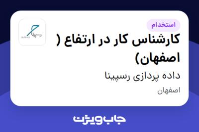 استخدام کارشناس کار در ارتفاع ( اصفهان) - آقا در داده پردازی رسپینا