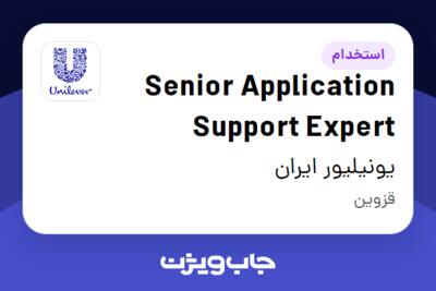 استخدام Senior Application Support Expert در یونیلیور ایران