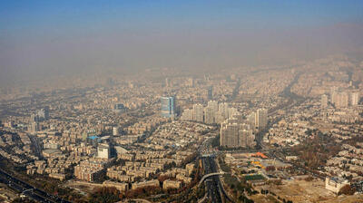 وضعیت بنفش آلودگی هوا در منطقه ۱۹ تهران