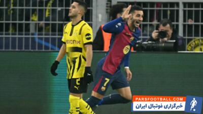 دبل فران تورس؛ گل سوم بارسلونا به دورتموند - پارس فوتبال