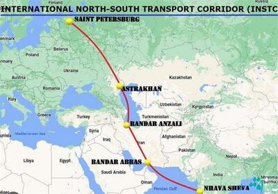 مشکلات کریدور شمال-جنوب در ایران باید حل شود - تسنیم