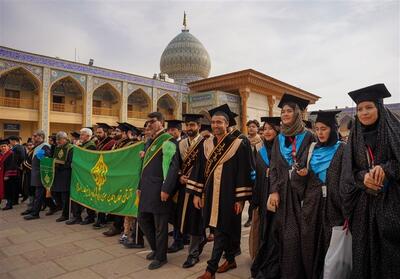 دانش‌آموختگی 500 دانشجوی غیر‌ایرانی ‌در حرم شاهچراغ - تسنیم